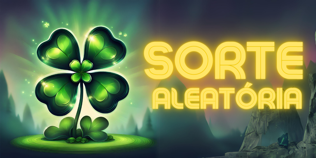 Banner aplicativo sorte aleatória